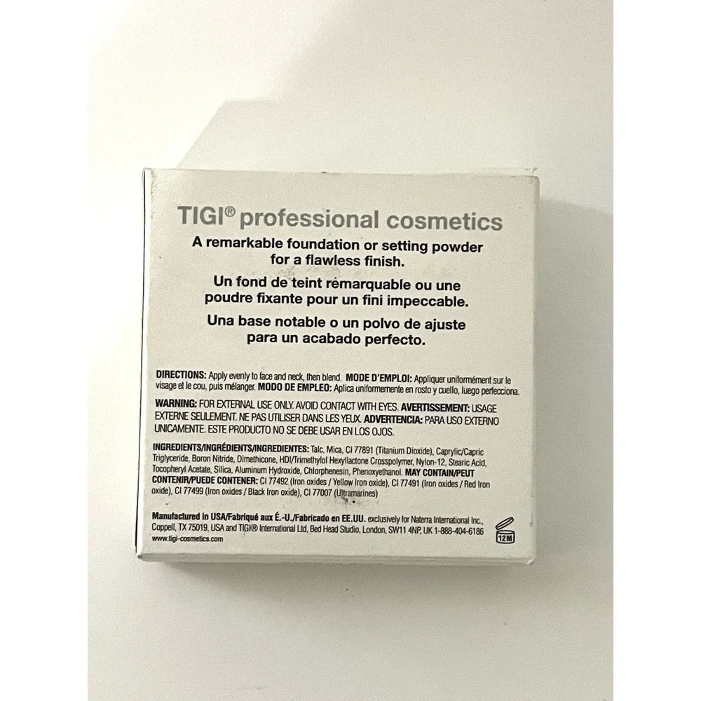 TIGI Powder Foundation Entice 0.37oz Oil-Free Buildable Coverage